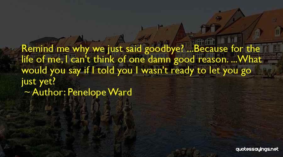 Do Not Say Goodbye Quotes By Penelope Ward