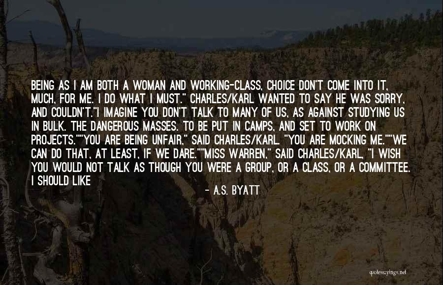 Do Not Say Sorry Quotes By A.S. Byatt