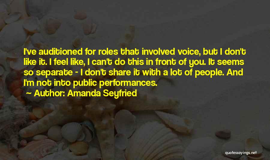 Do Not Share Quotes By Amanda Seyfried