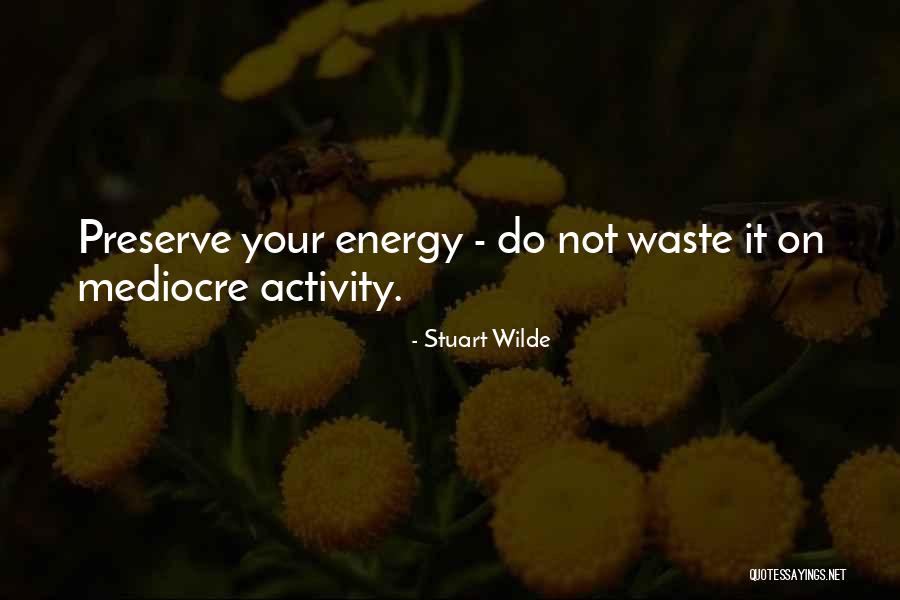 Do Not Waste Your Energy Quotes By Stuart Wilde Do Not Waste Your Energy Quotes By Stuart Wilde
