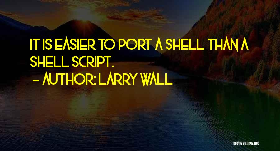 Do Shell Script Quotes By Larry Wall