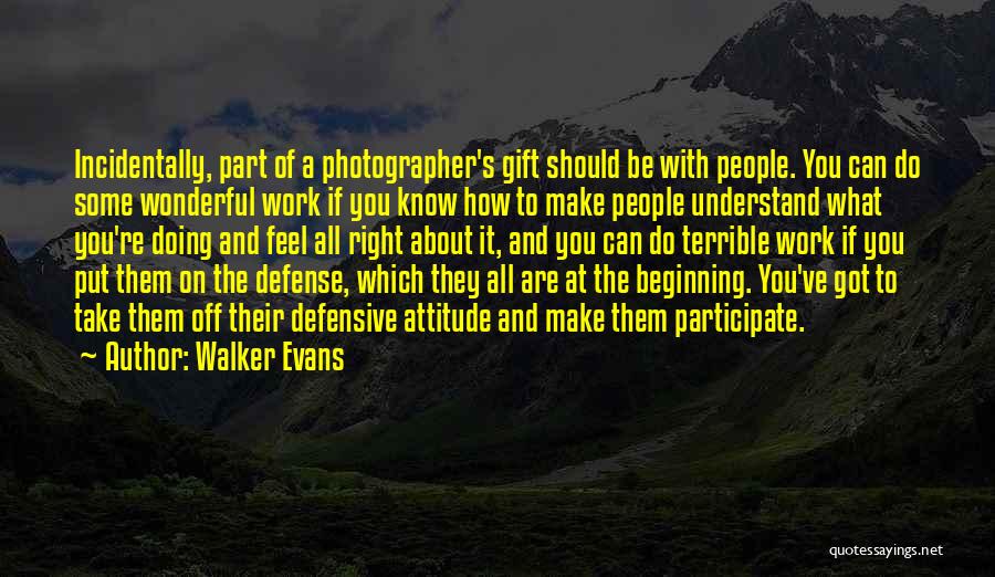 Do Some Work Quotes By Walker Evans