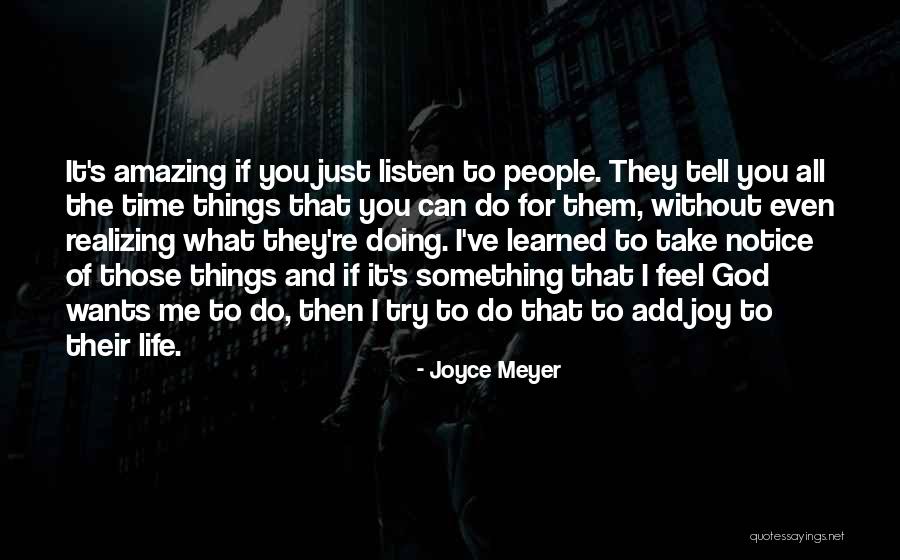 Do Something Amazing Quotes By Joyce Meyer