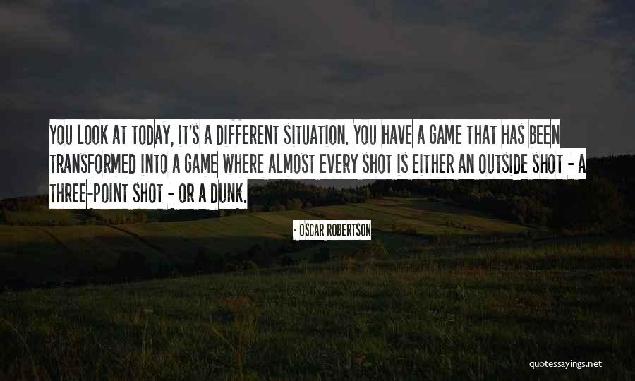 Do Something Different Today Quotes By Oscar Robertson