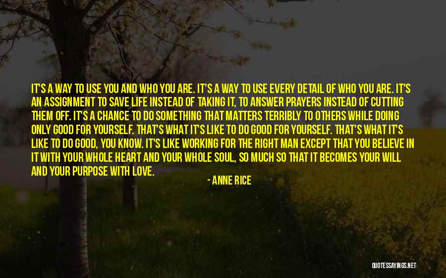 Do Something Good For Yourself Quotes By Anne Rice