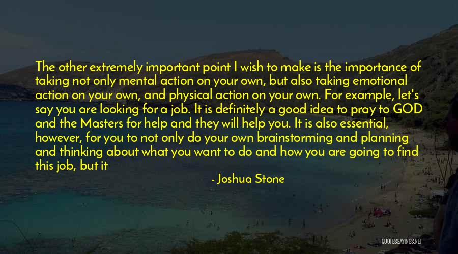 Do Something Important Quotes By Joshua Stone