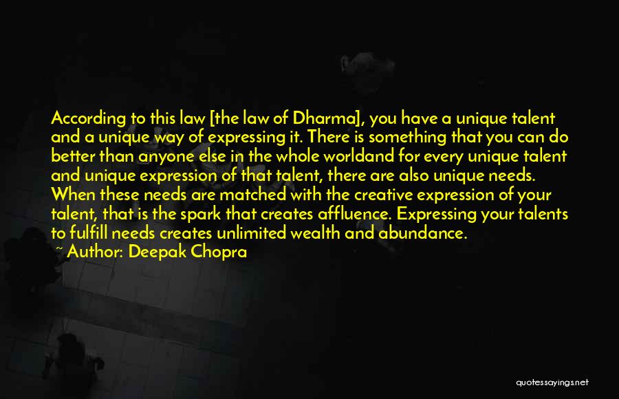 Do Something Unique Quotes By Deepak Chopra