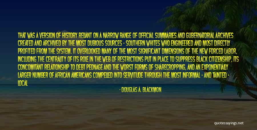 Do Summaries Have Quotes By Douglas A. Blackmon Do Summaries Have Quotes By Douglas A. Blackmon
