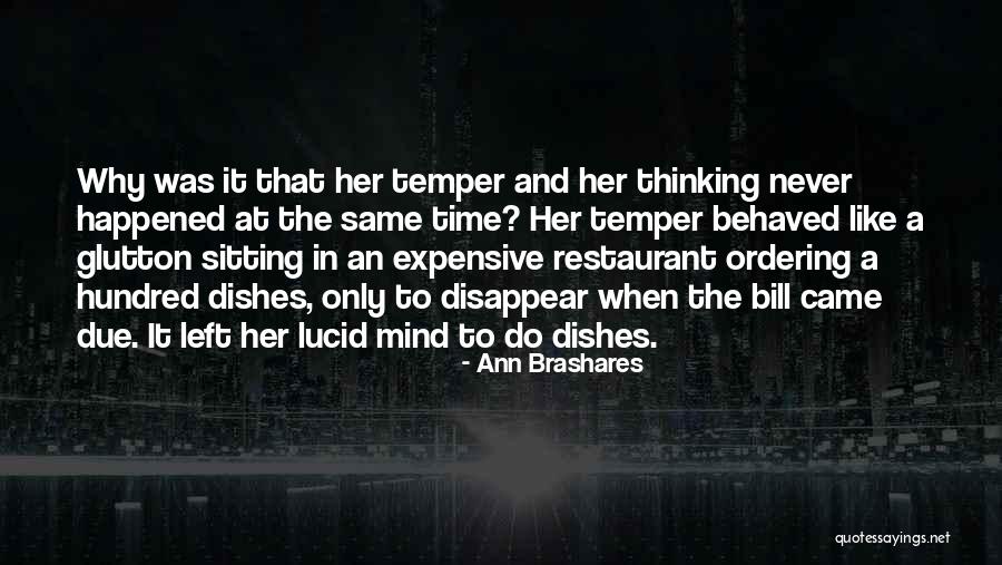 Do The Dishes Quotes By Ann Brashares Do The Dishes Quotes By Ann Brashares