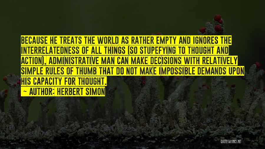 Do The Impossible Quotes By Herbert Simon