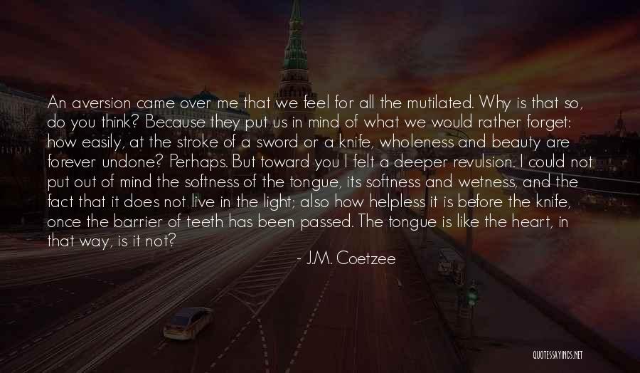 Do The Undone Quotes By J.M. Coetzee Do The Undone Quotes By J.M. Coetzee