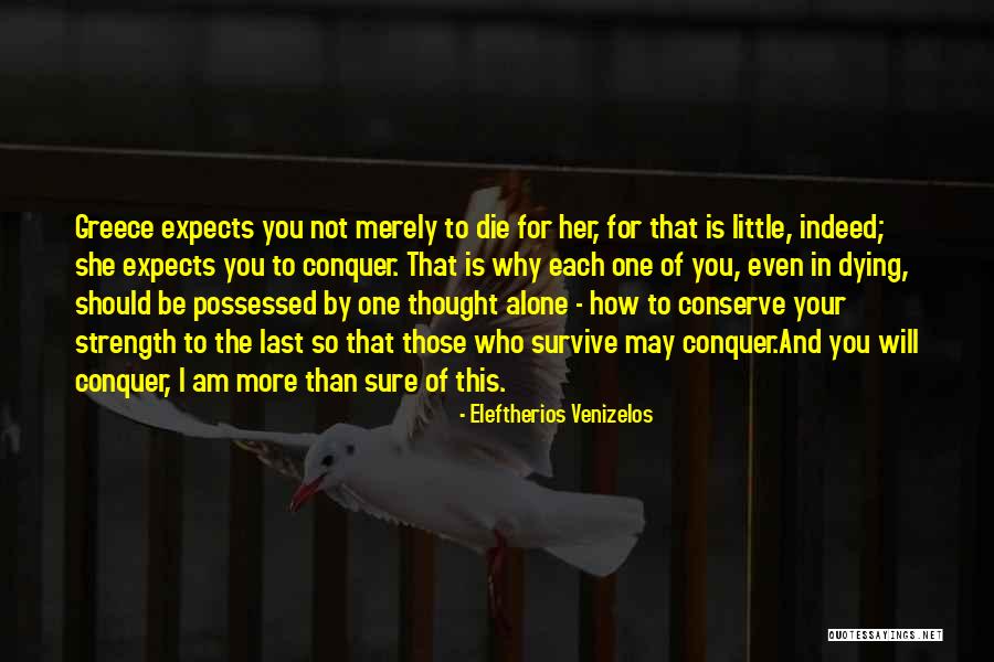 Do What No One Expects Quotes By Eleftherios Venizelos