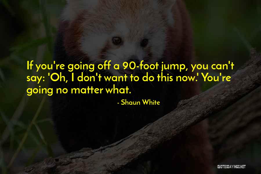 Do What You Say You're Going To Do Quotes By Shaun White