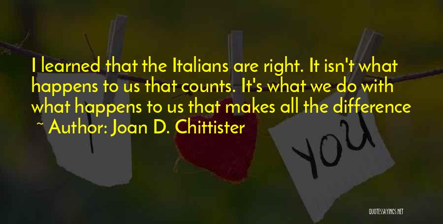 Do What's Right Quotes By Joan D. Chittister