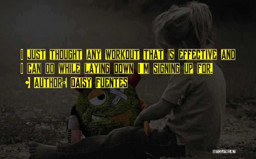 Do Workout Quotes By Daisy Fuentes