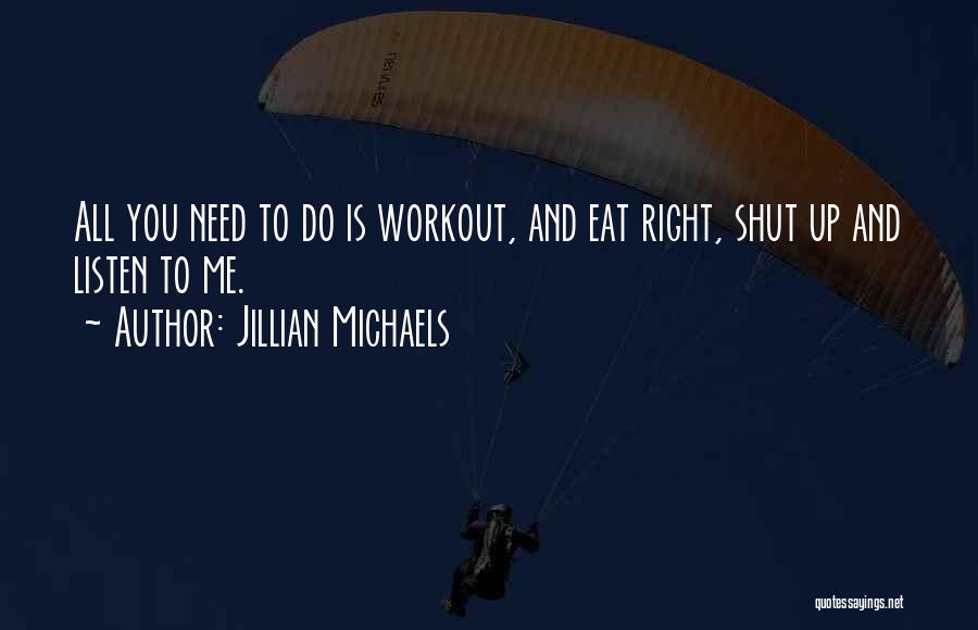 Do Workout Quotes By Jillian Michaels