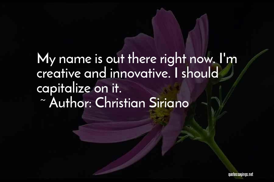 Do You Capitalize Quotes By Christian Siriano