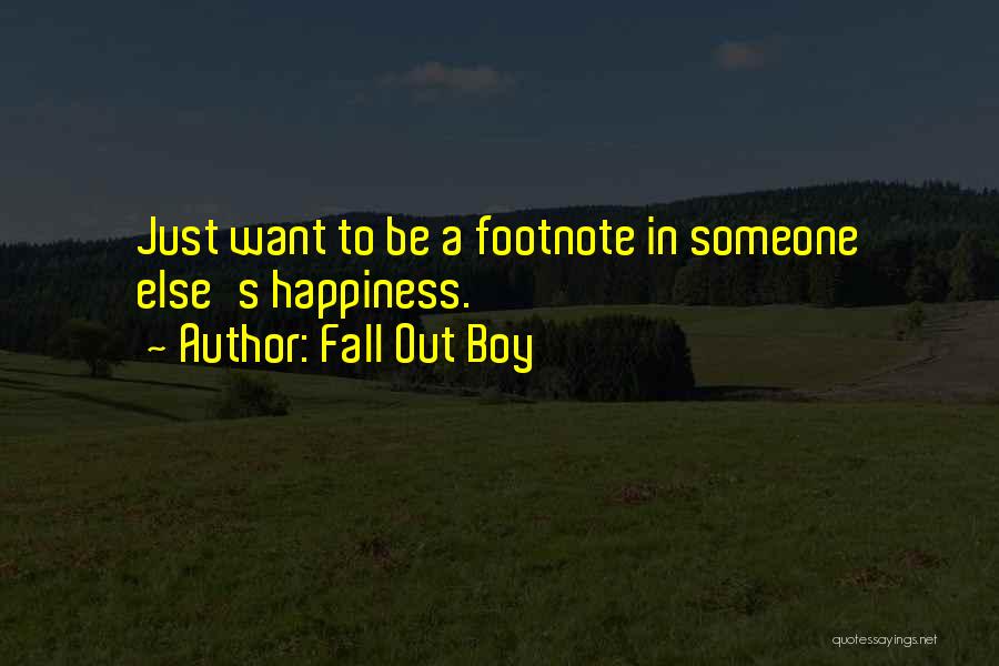 Do You Footnote Quotes By Fall Out Boy