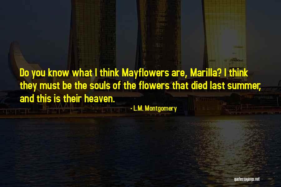 Do You Know That Quotes By L.M. Montgomery