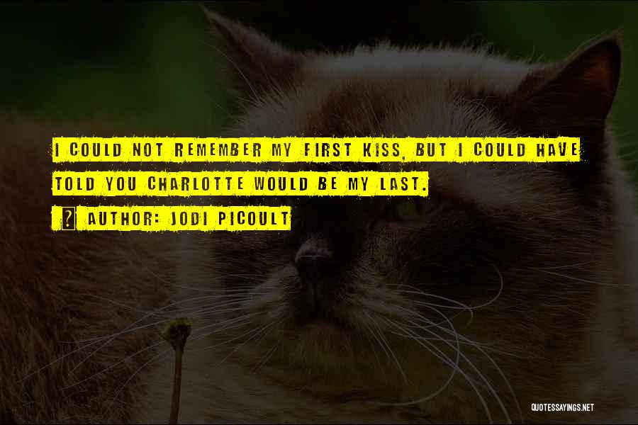 Do You Remember Our First Kiss Quotes By Jodi Picoult