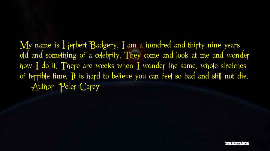 Do You Still Feel The Same Quotes By Peter Carey