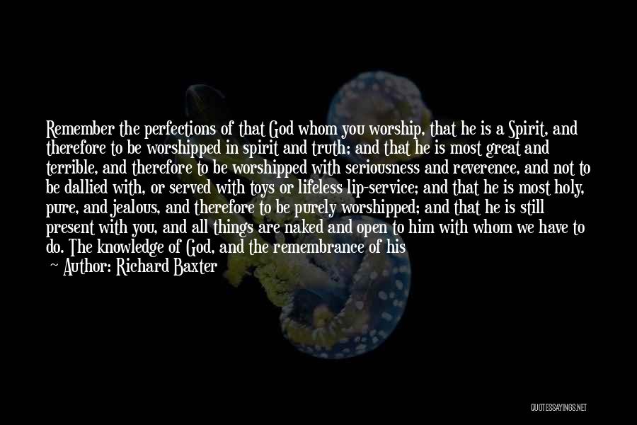 Do You Still Remember Quotes By Richard Baxter