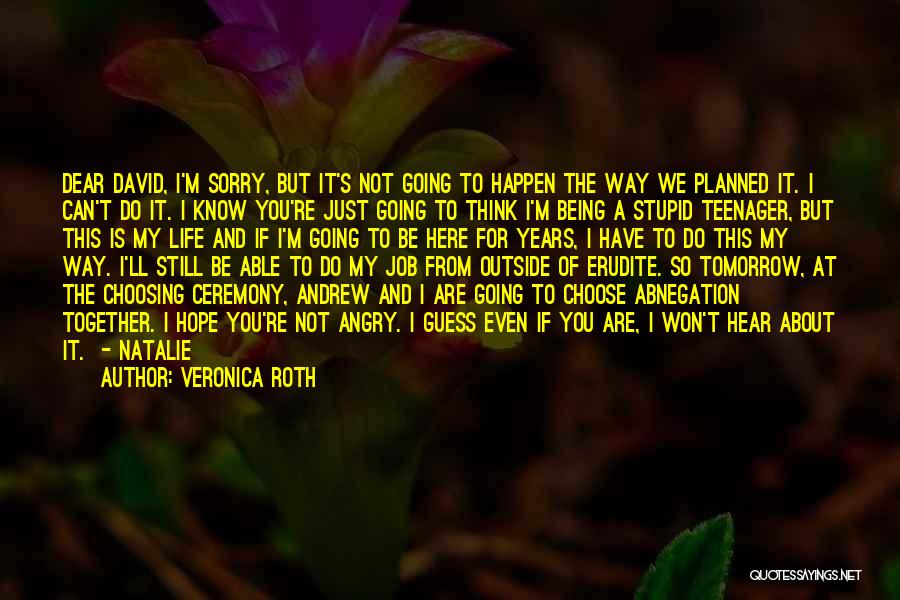 Do You Think I'm Stupid Quotes By Veronica Roth