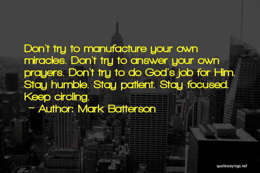 Do Your Own Job Quotes By Mark Batterson