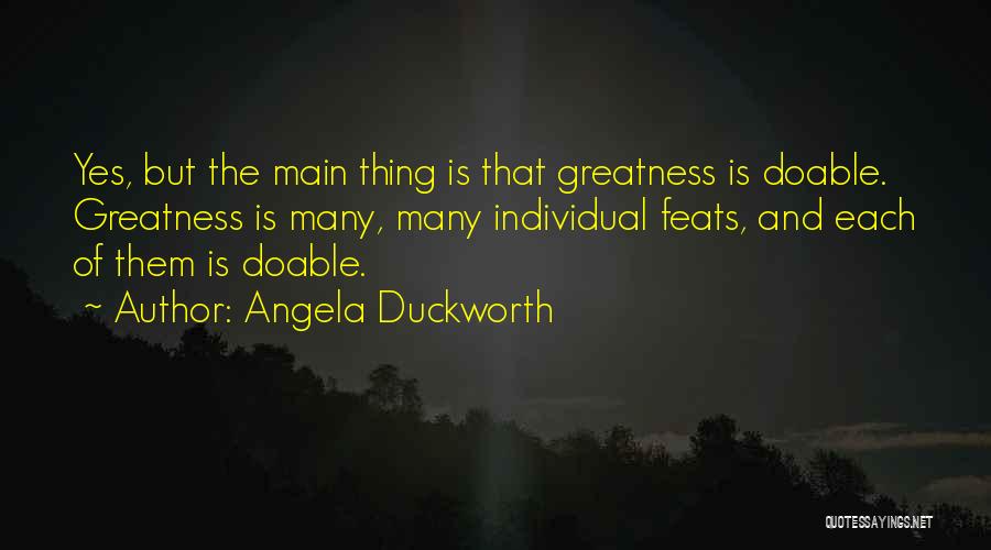 Doable Quotes By Angela Duckworth