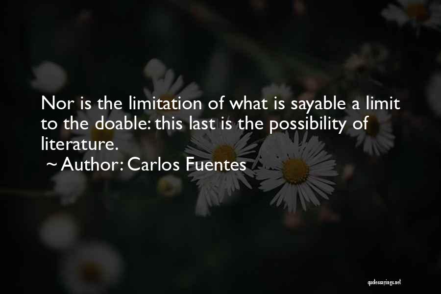 Doable Quotes By Carlos Fuentes