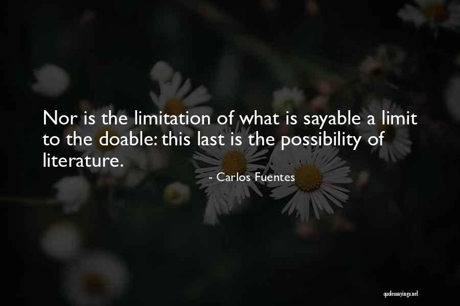 Doable Quotes By Carlos Fuentes