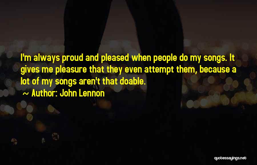 Doable Quotes By John Lennon