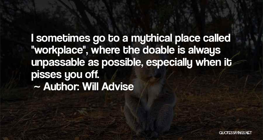 Doable Quotes By Will Advise