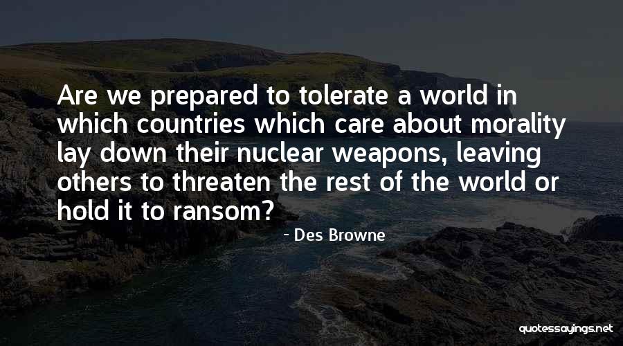 Dobitak Na Quotes By Des Browne Dobitak Na Quotes By Des Browne