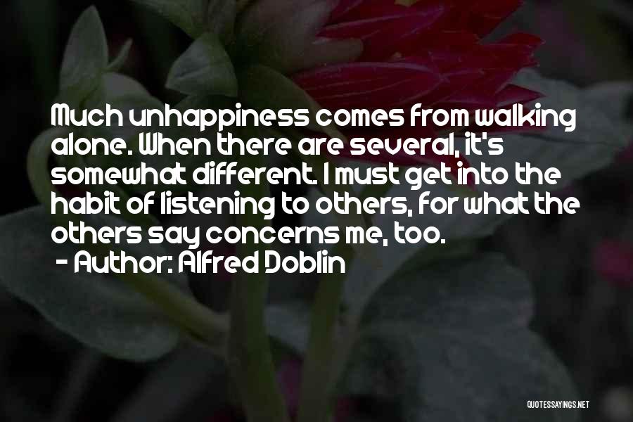 Doblin Quotes By Alfred Doblin