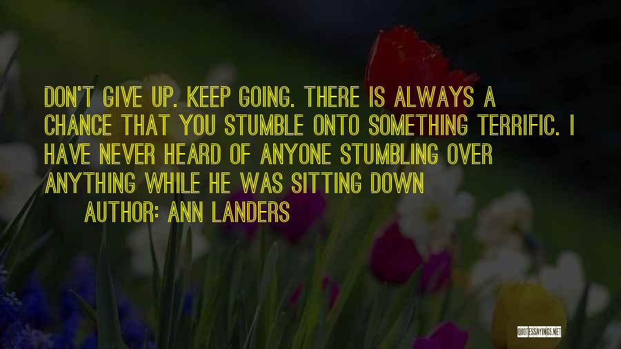 Doboku Quotes By Ann Landers