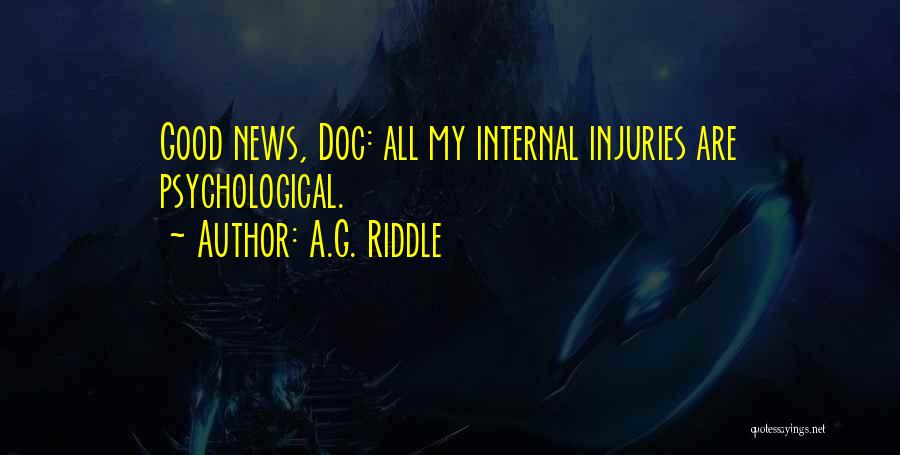 Doc Quotes By A.G. Riddle