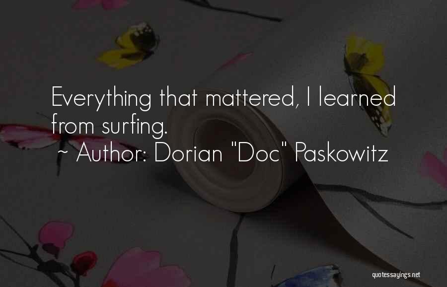 Doc Quotes By Dorian 