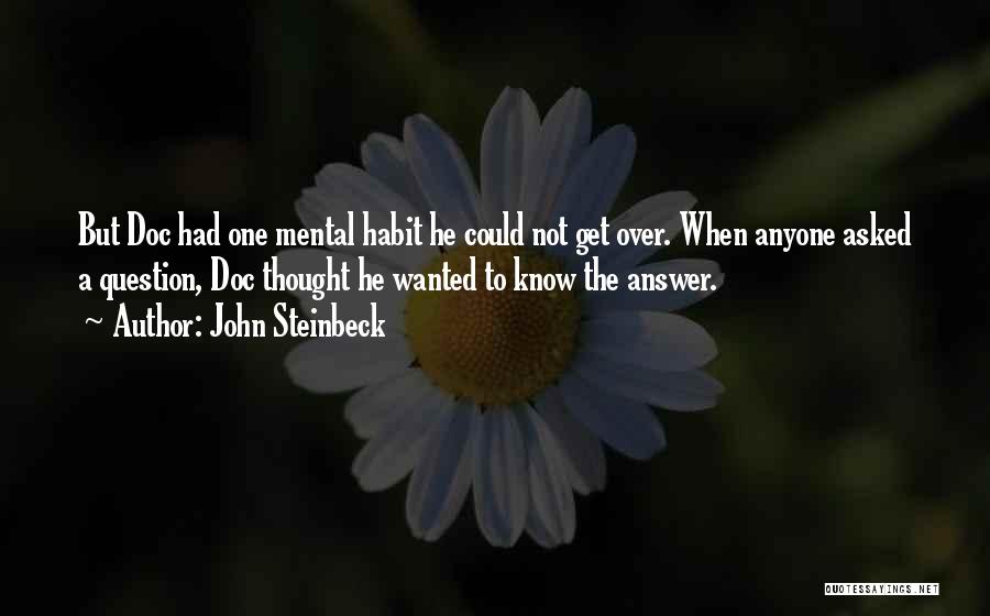 Doc Quotes By John Steinbeck