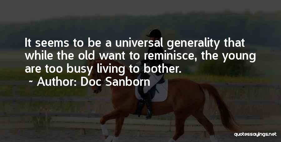 Doc Sanborn Quotes 315514