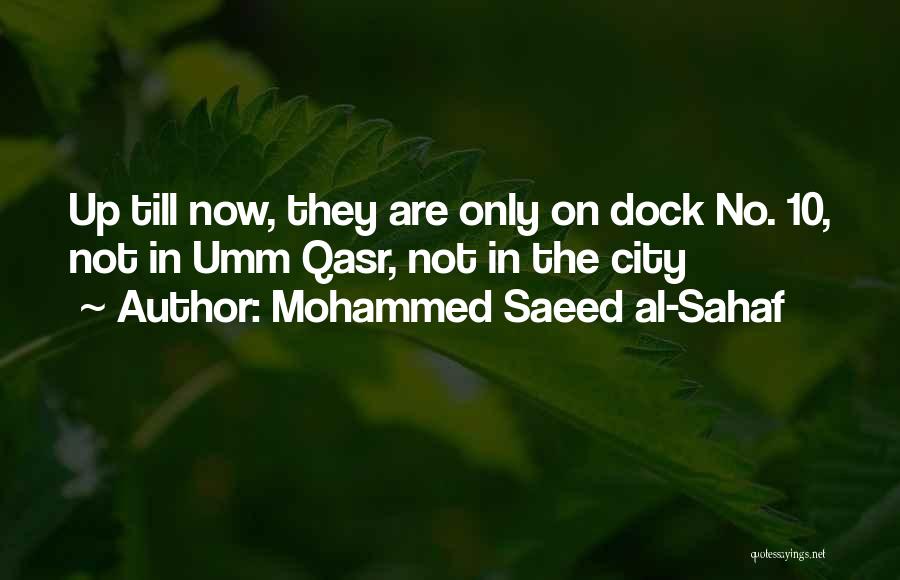 Docks Quotes By Mohammed Saeed Al-Sahaf