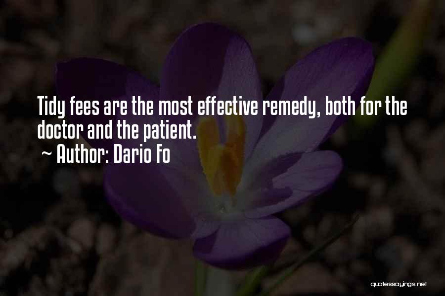 Doctor Fees Quotes By Dario Fo