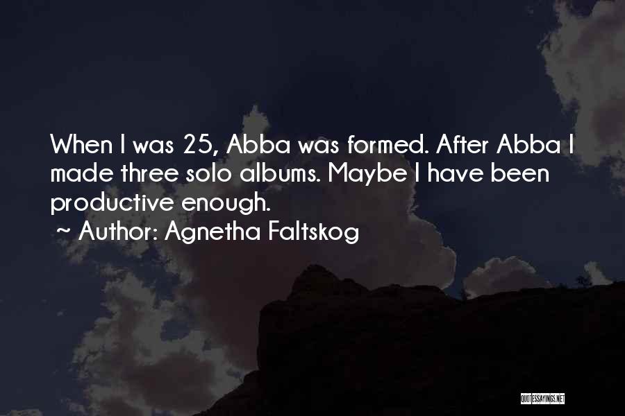 Doctor Who 3d Glasses Quotes By Agnetha Faltskog