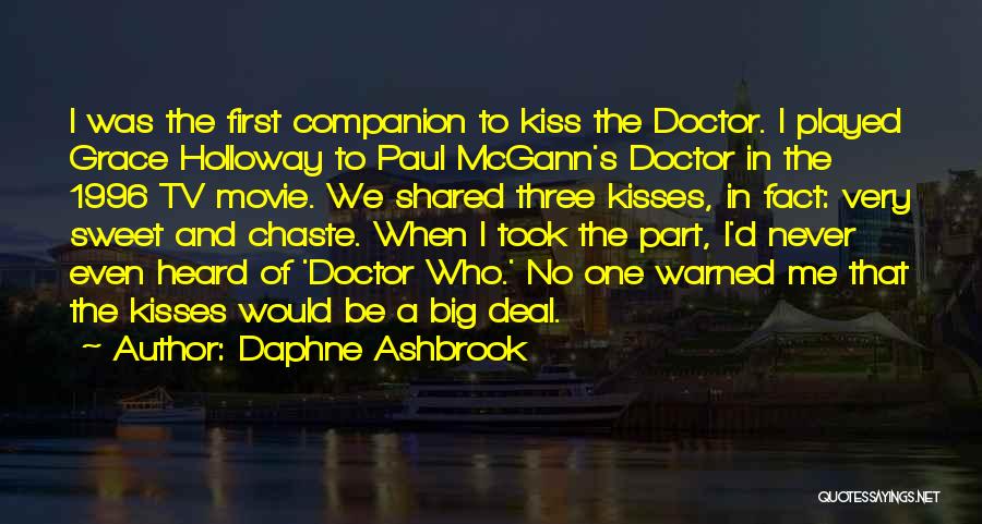 Doctor Who Tv Movie Quotes By Daphne Ashbrook