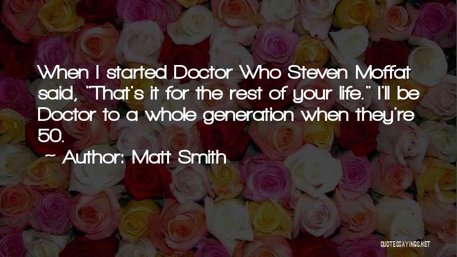 Doctor Who Who Quotes By Matt Smith