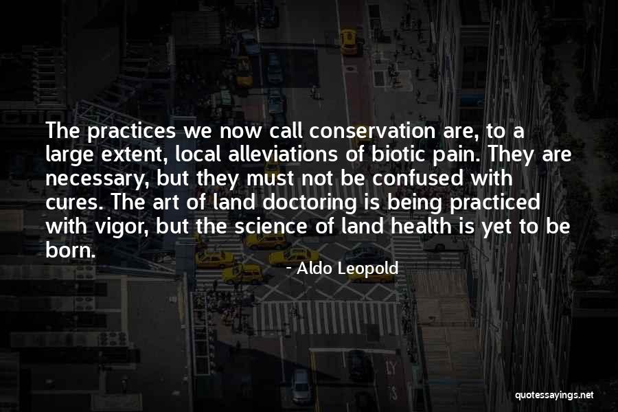 Doctoring Quotes By Aldo Leopold