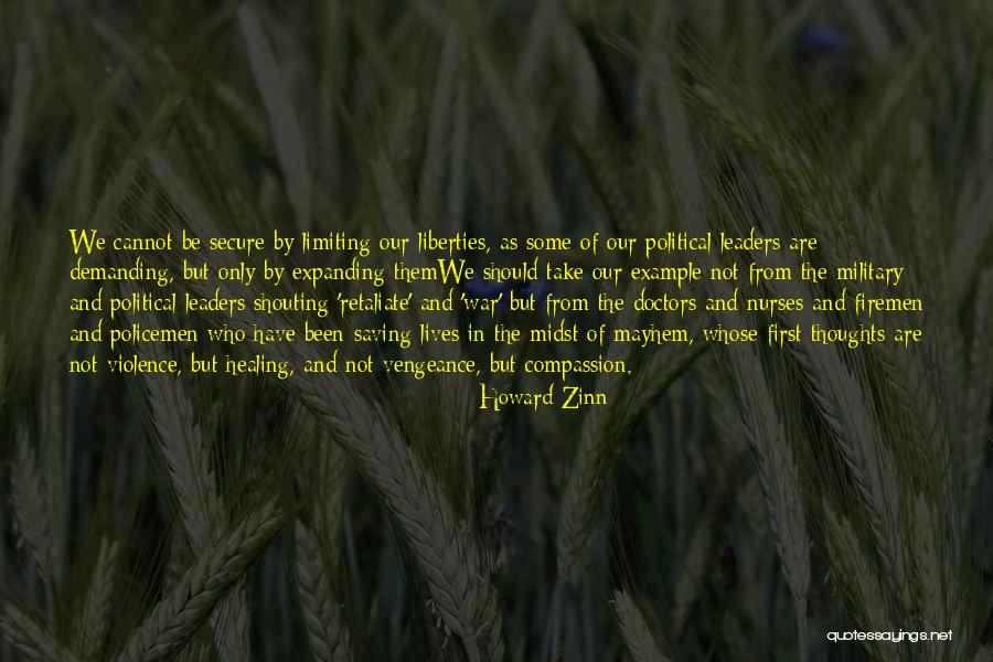 Doctors And Healing Quotes By Howard Zinn