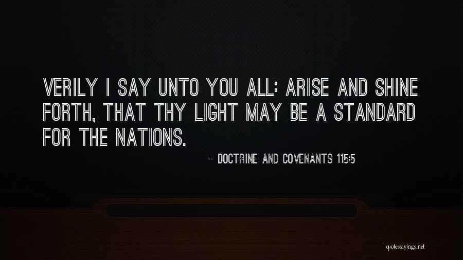 Doctrine For Quotes By Doctrine And Covenants 115:5 Doctrine For Quotes By Doctrine And Covenants 115:5