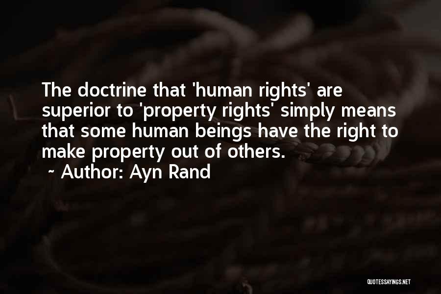 Doctrine Of Mean Quotes By Ayn Rand