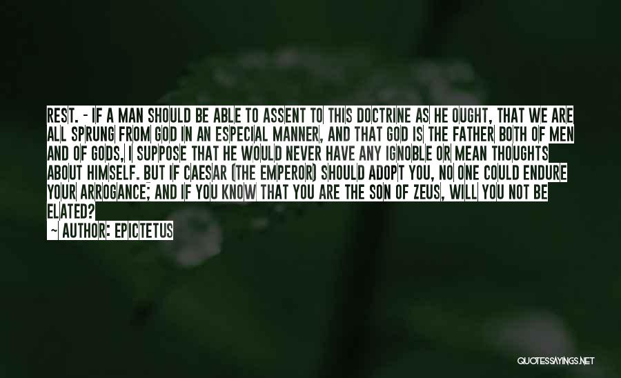 Doctrine Of Mean Quotes By Epictetus